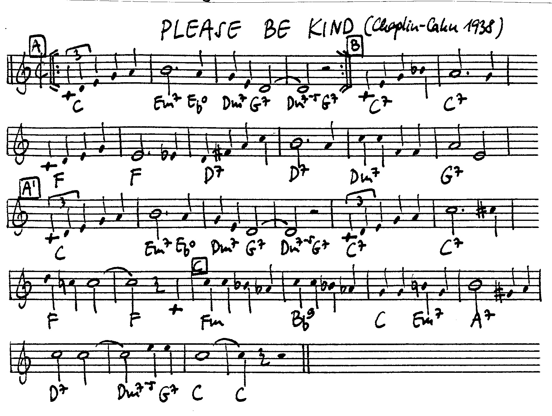 please be kind leadsheet – book us for your next 20s or gatsby event